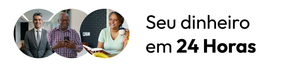 Pessoas sorrindo após receber valores de RPV antecipados pela LCBank em 24 horas