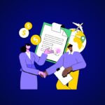 Acordo sobre RPV e Precatório, com aperto de mão e globo terrestre